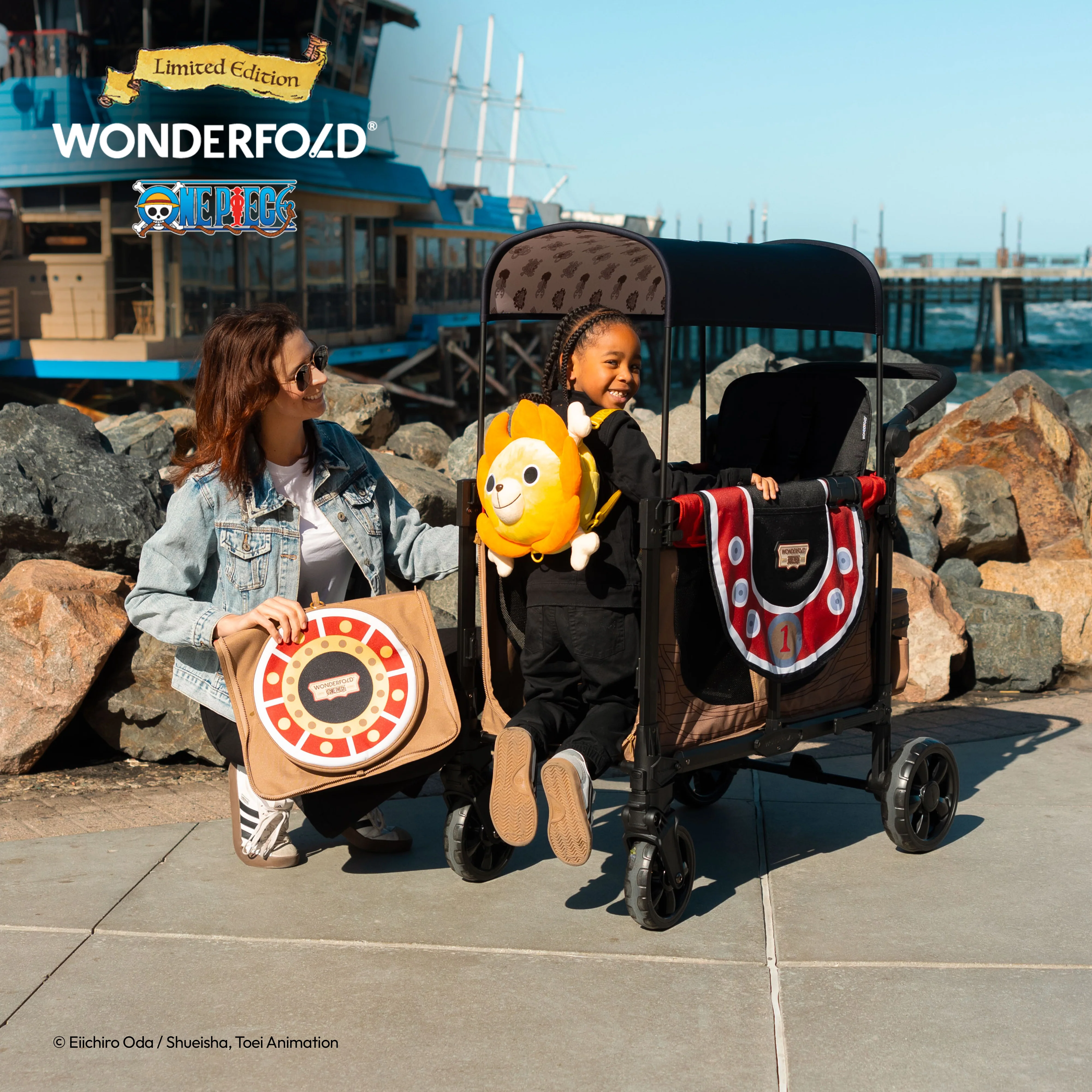 ONE PIECE Thousand Sunny Stroller Wagon (4 Seater) - Image 11