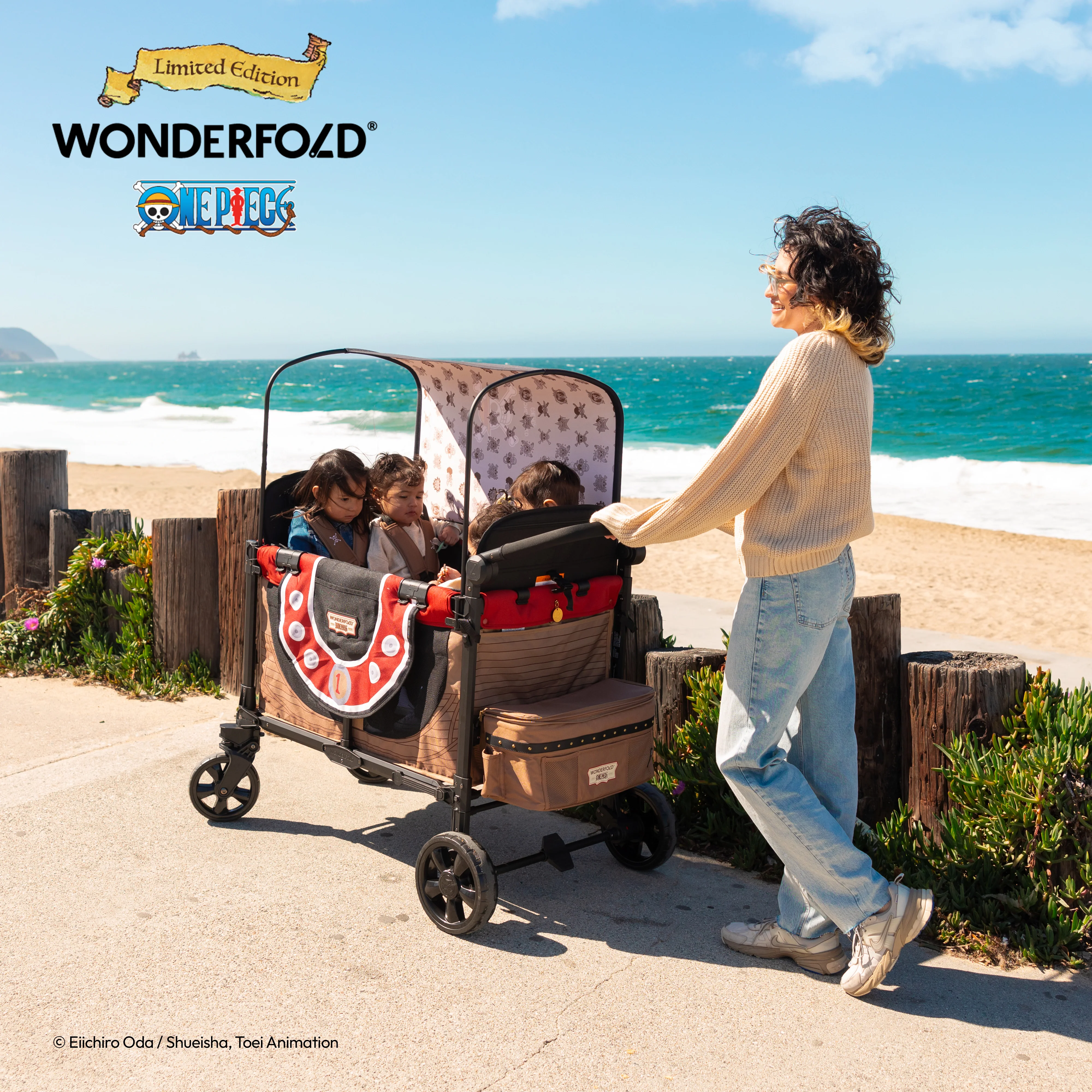 ONE PIECE Thousand Sunny Stroller Wagon (4 Seater) - Image 8