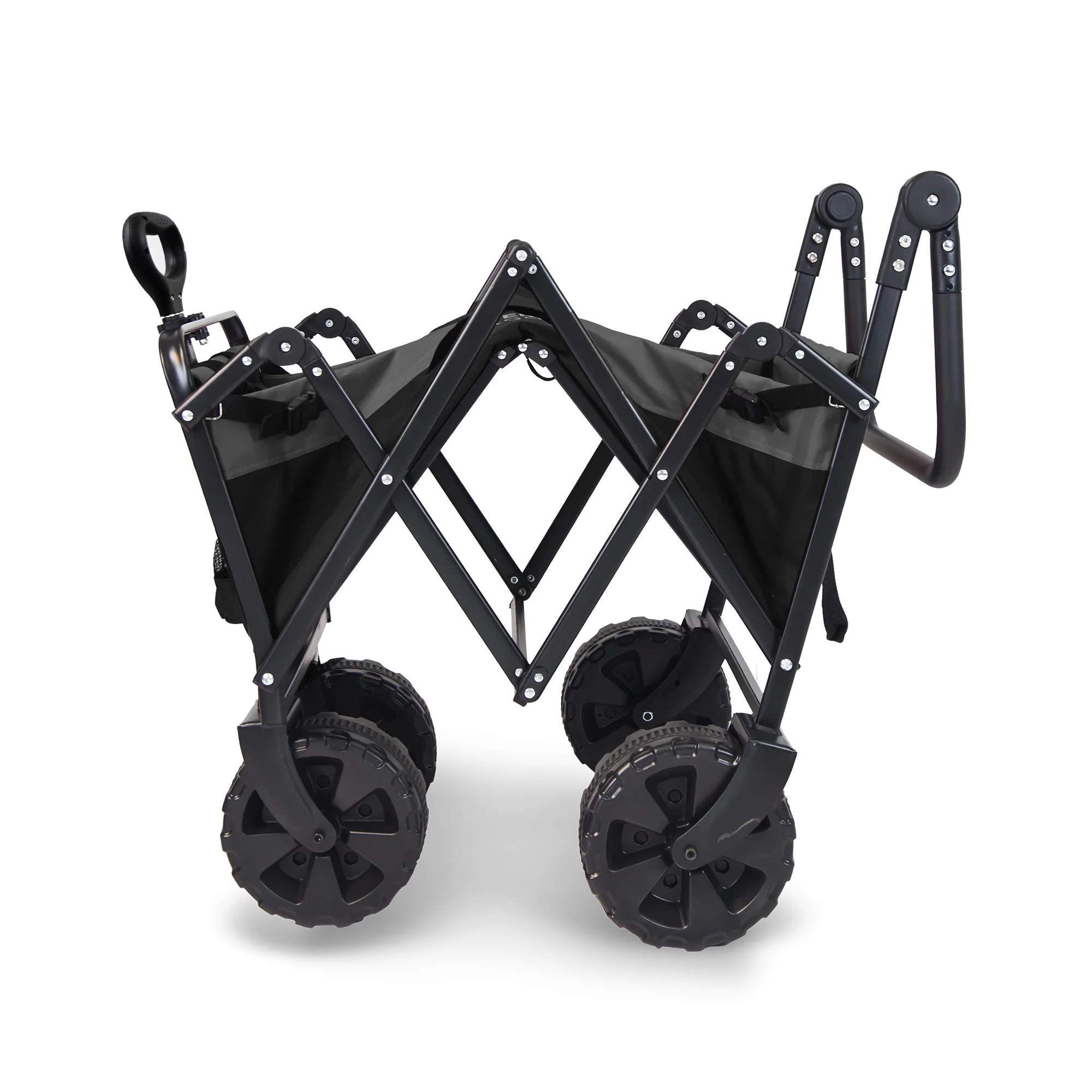 Open Box S2 Push & Pull Folding Wagon with Beach Tire (Final Sale) - Image 2