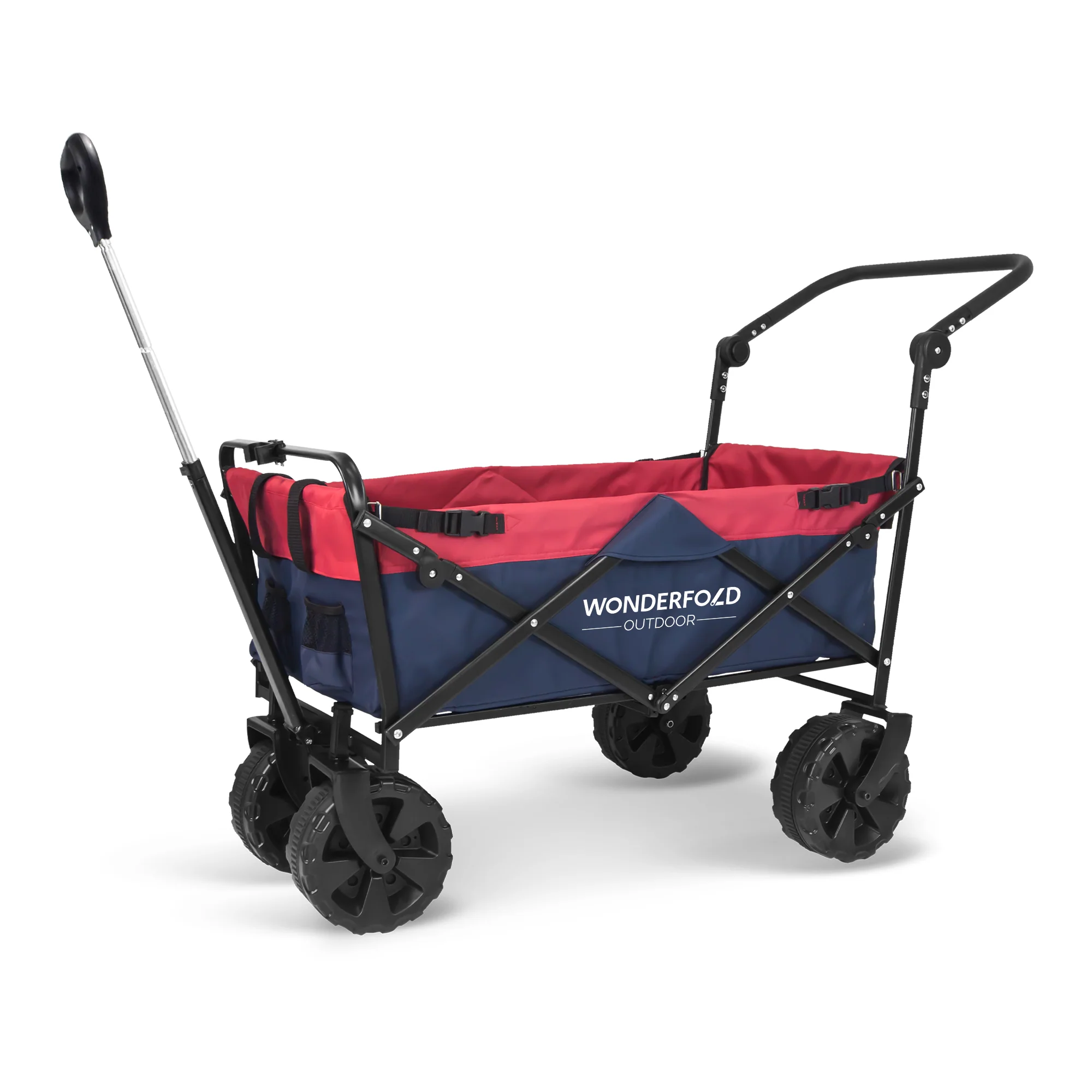 Open Box S2 Push & Pull Folding Wagon with Beach Tire (Final Sale) - Image 3