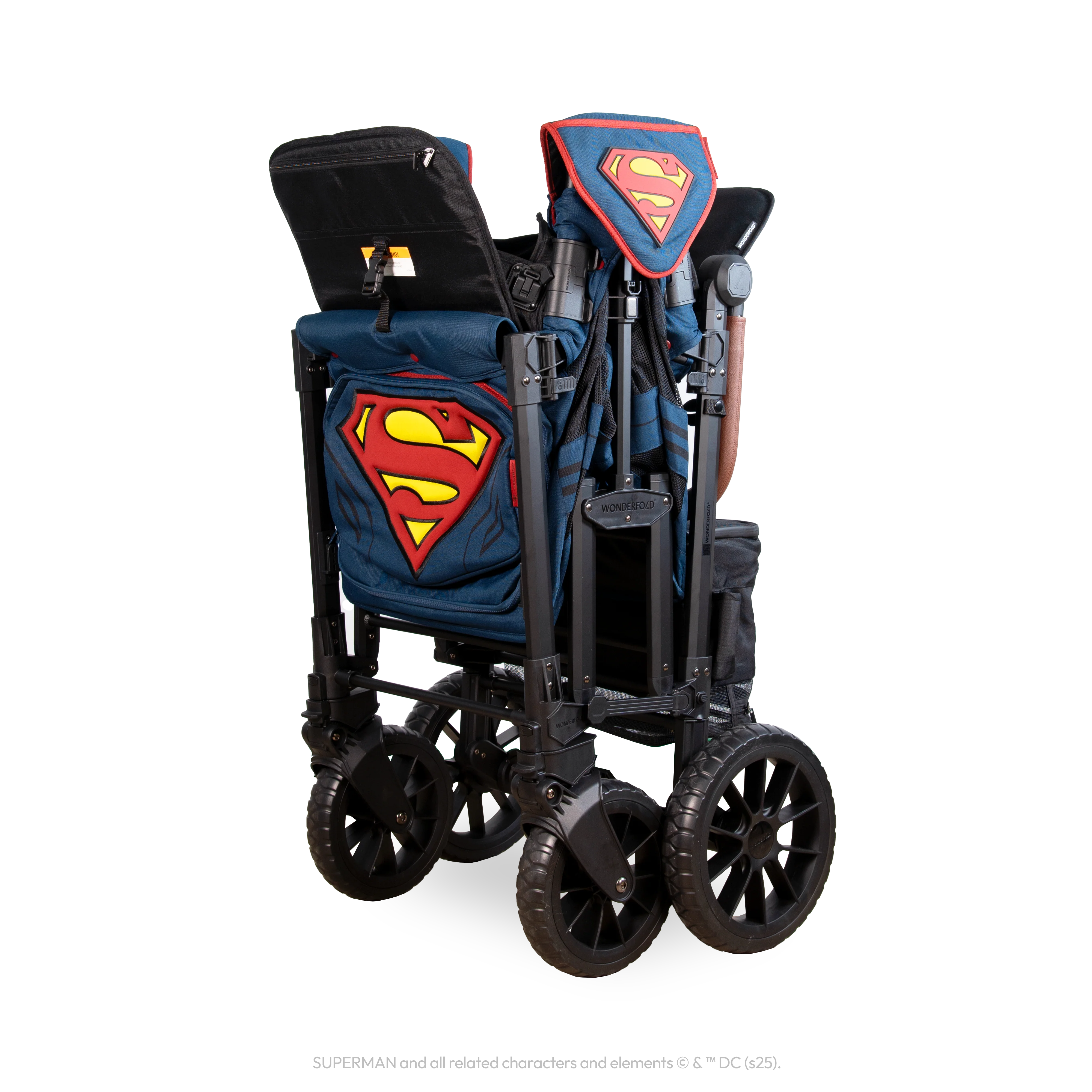 Superman W2 Luxe Pro Stroller Wagon (2 Seater) - Image 4