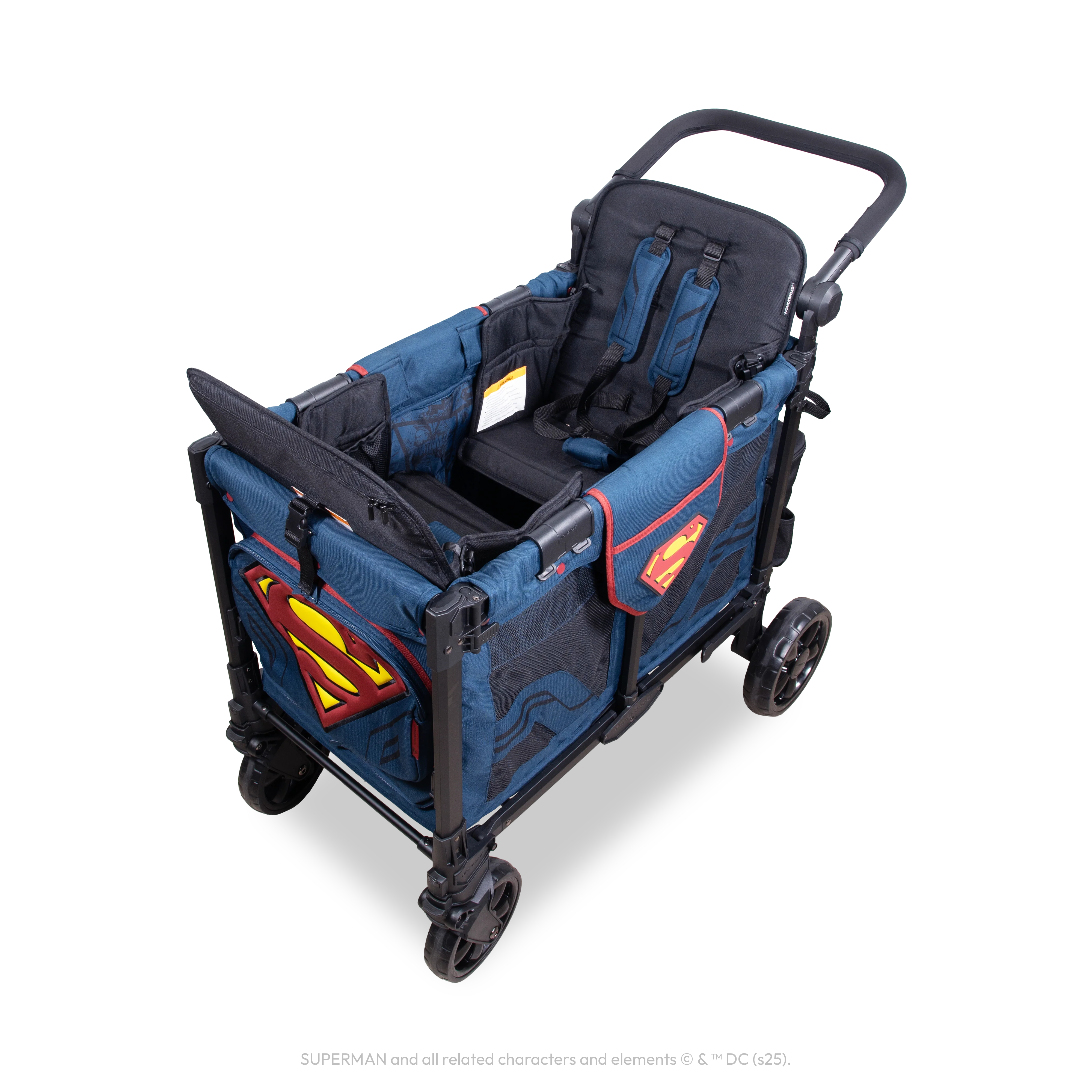 Superman W2 Elite Pro Stroller Wagon (2 Seater) - Image 7