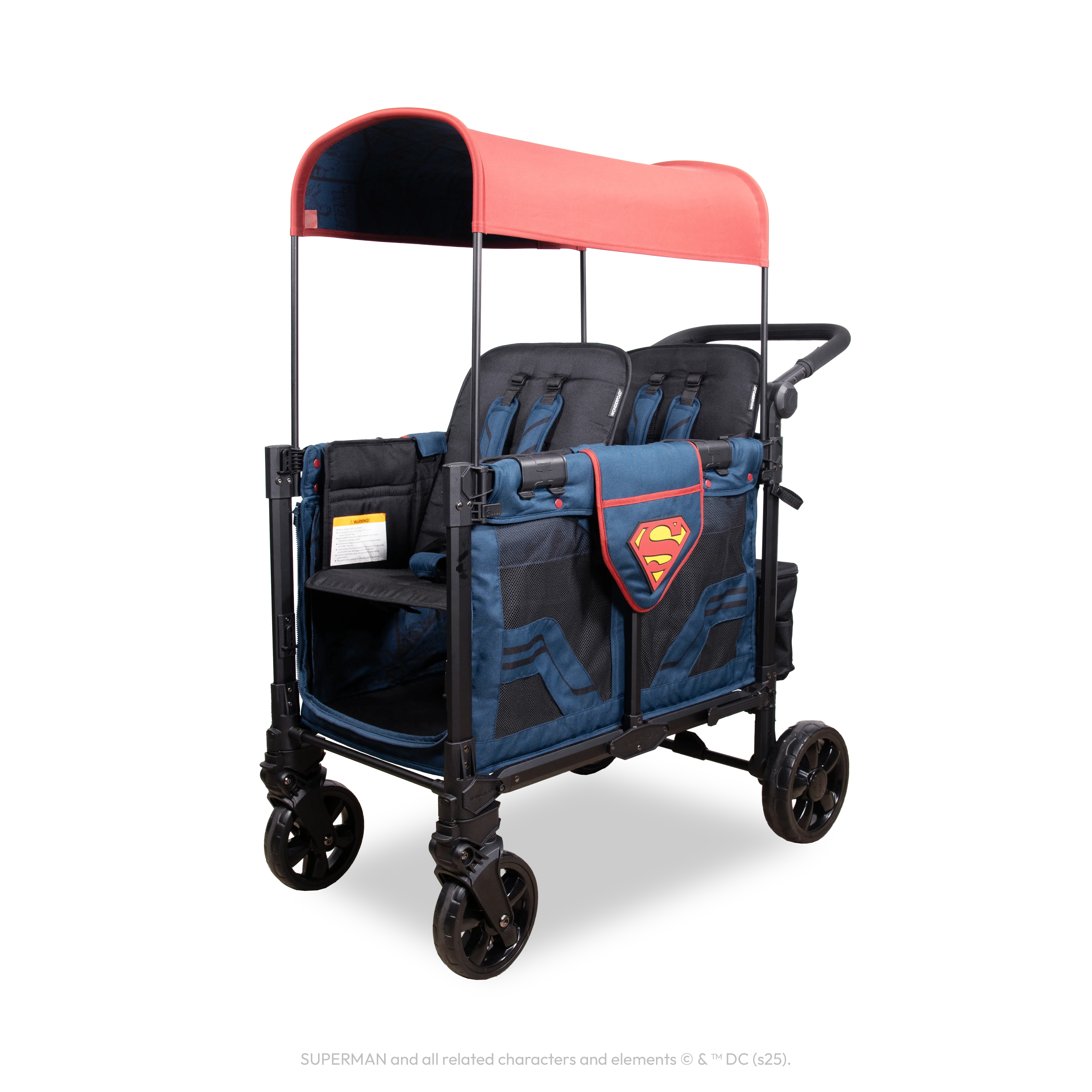 Superman W2 Elite Pro Stroller Wagon (2 Seater) - Image 3