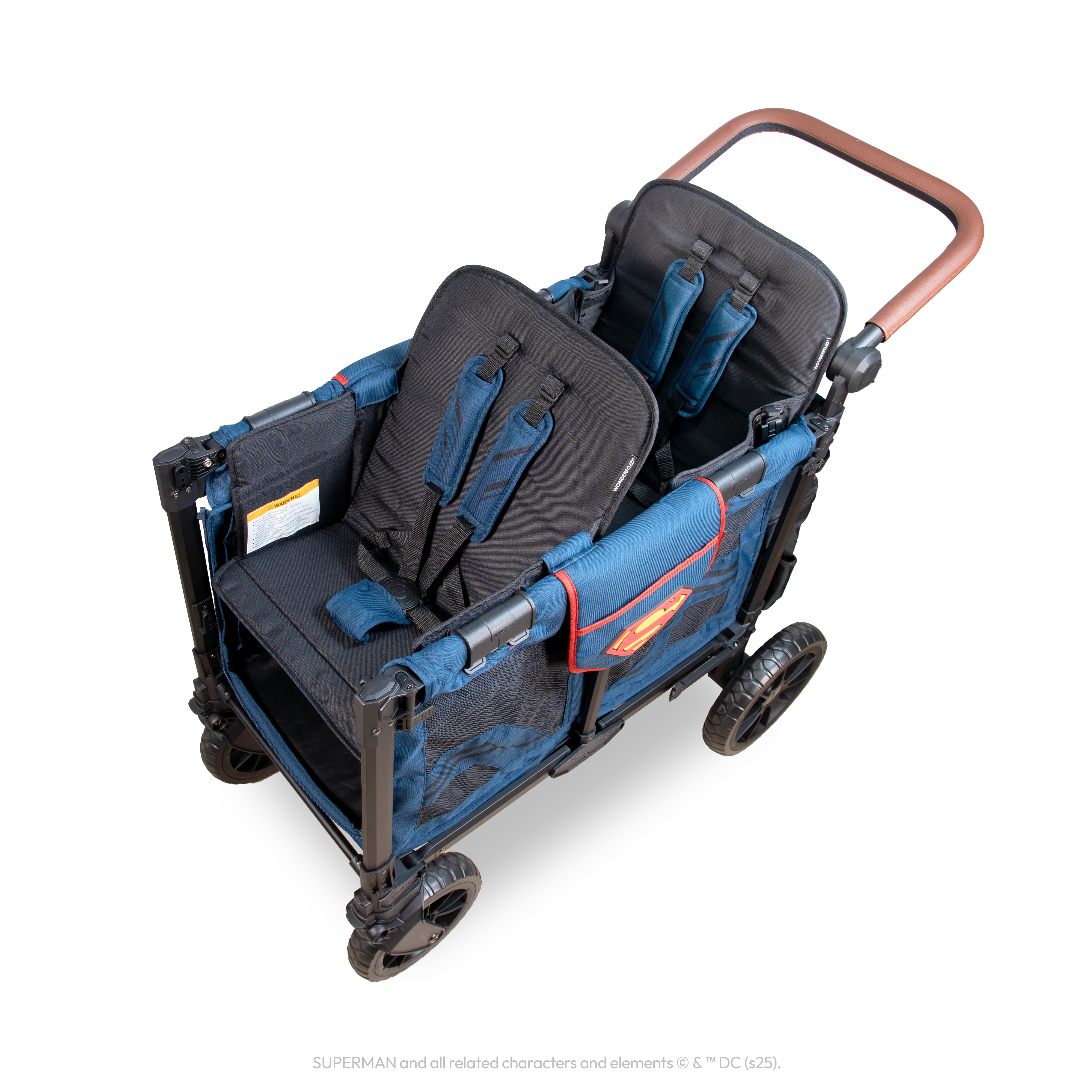 Superman W2 Luxe Pro Stroller Wagon (2 Seater) - Image 6