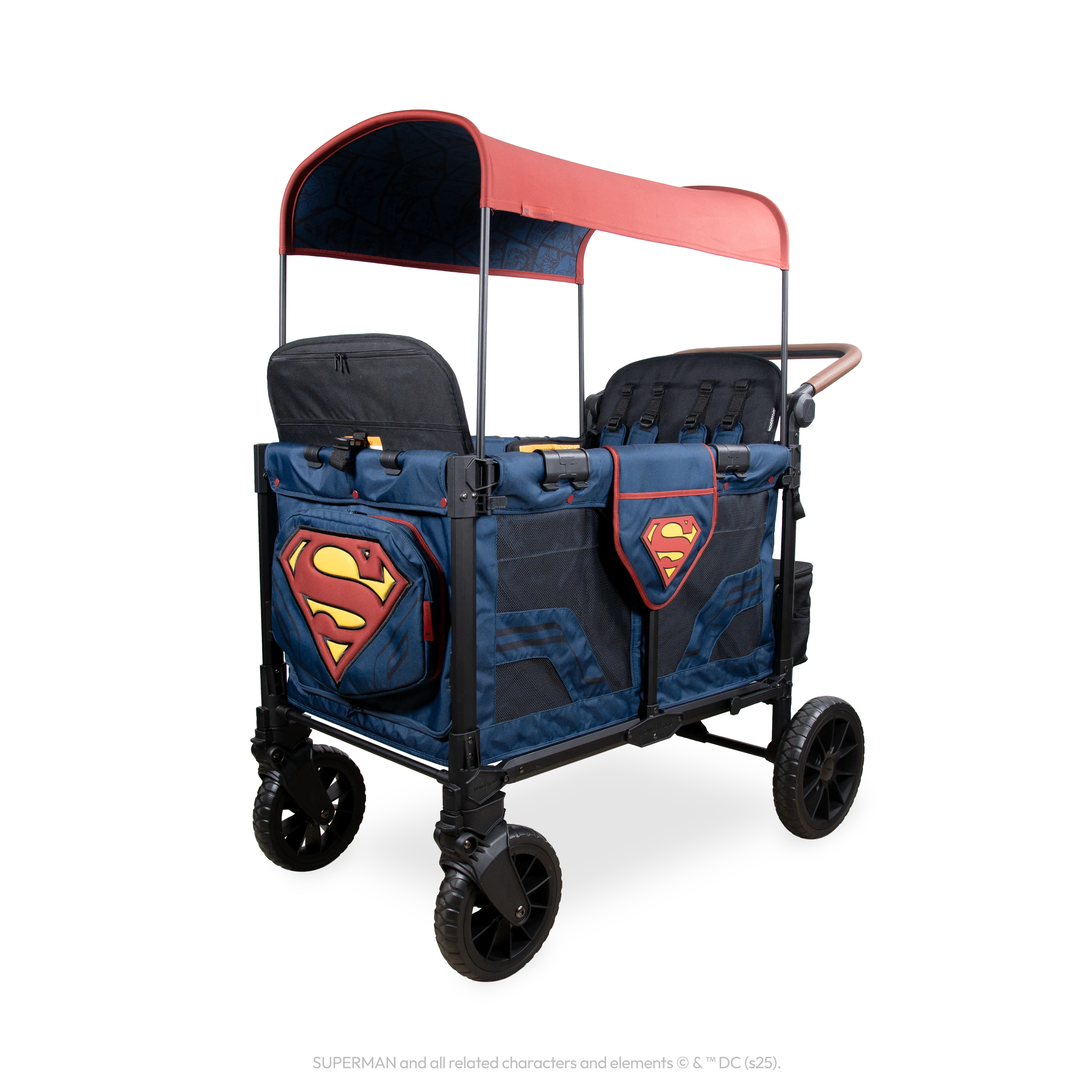 Open Box W4 Elite Pro Quad Superman Stroller Wagon (4 Seater) (Final Sale)