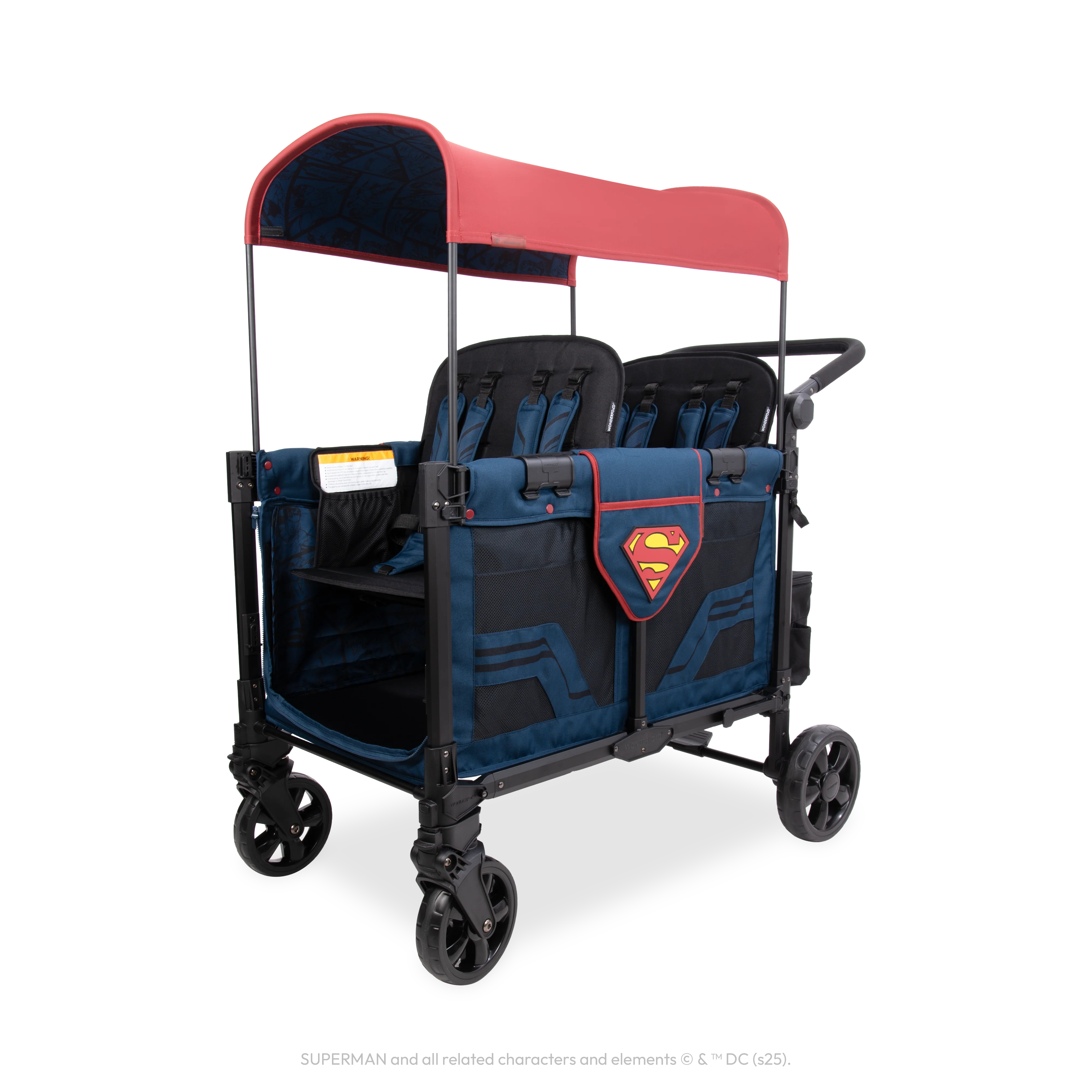 Superman W4 Elite Pro Stroller Wagon (4 Seater) - Image 3