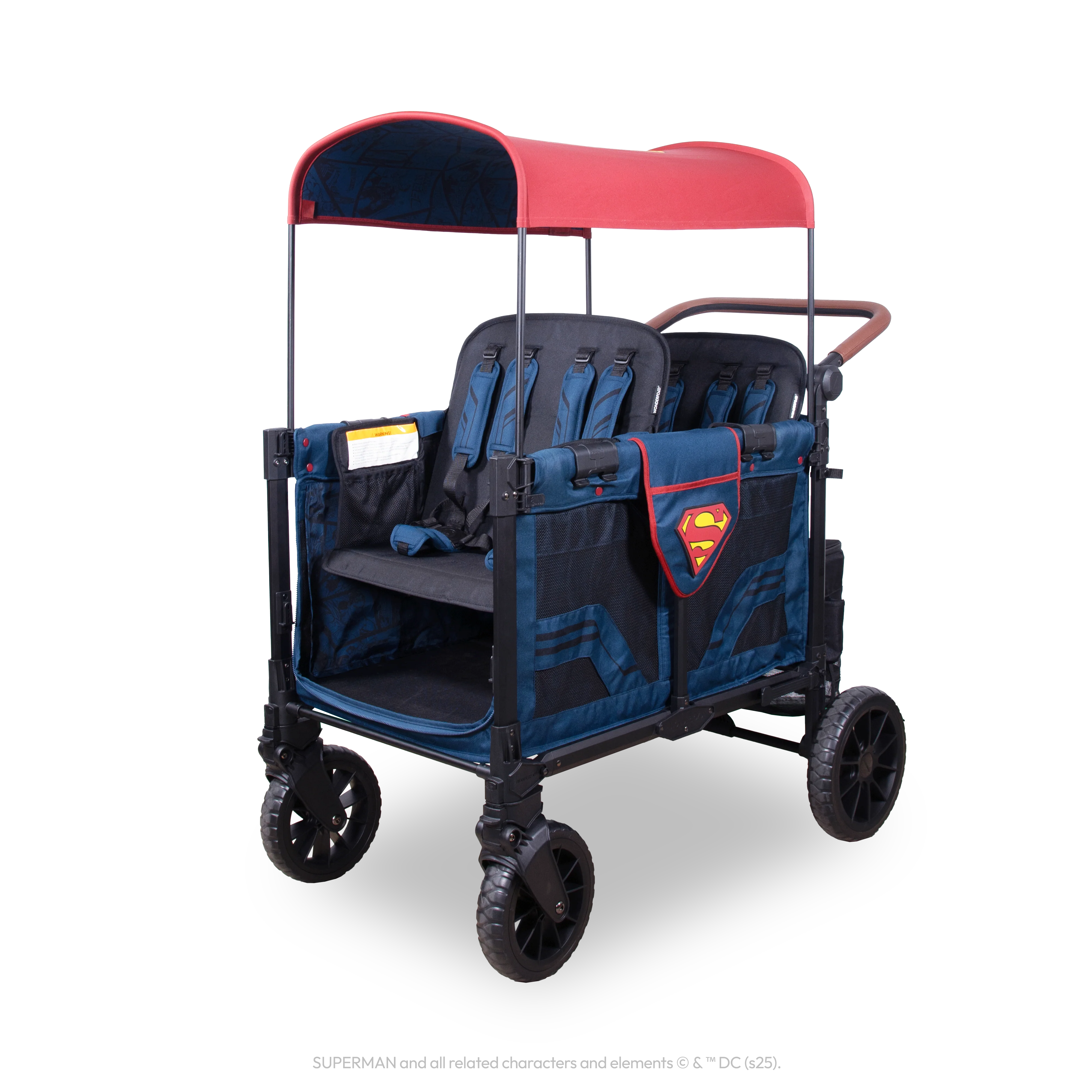 Superman W4 Luxe Pro Stroller Wagon (4-Seater) - Image 3