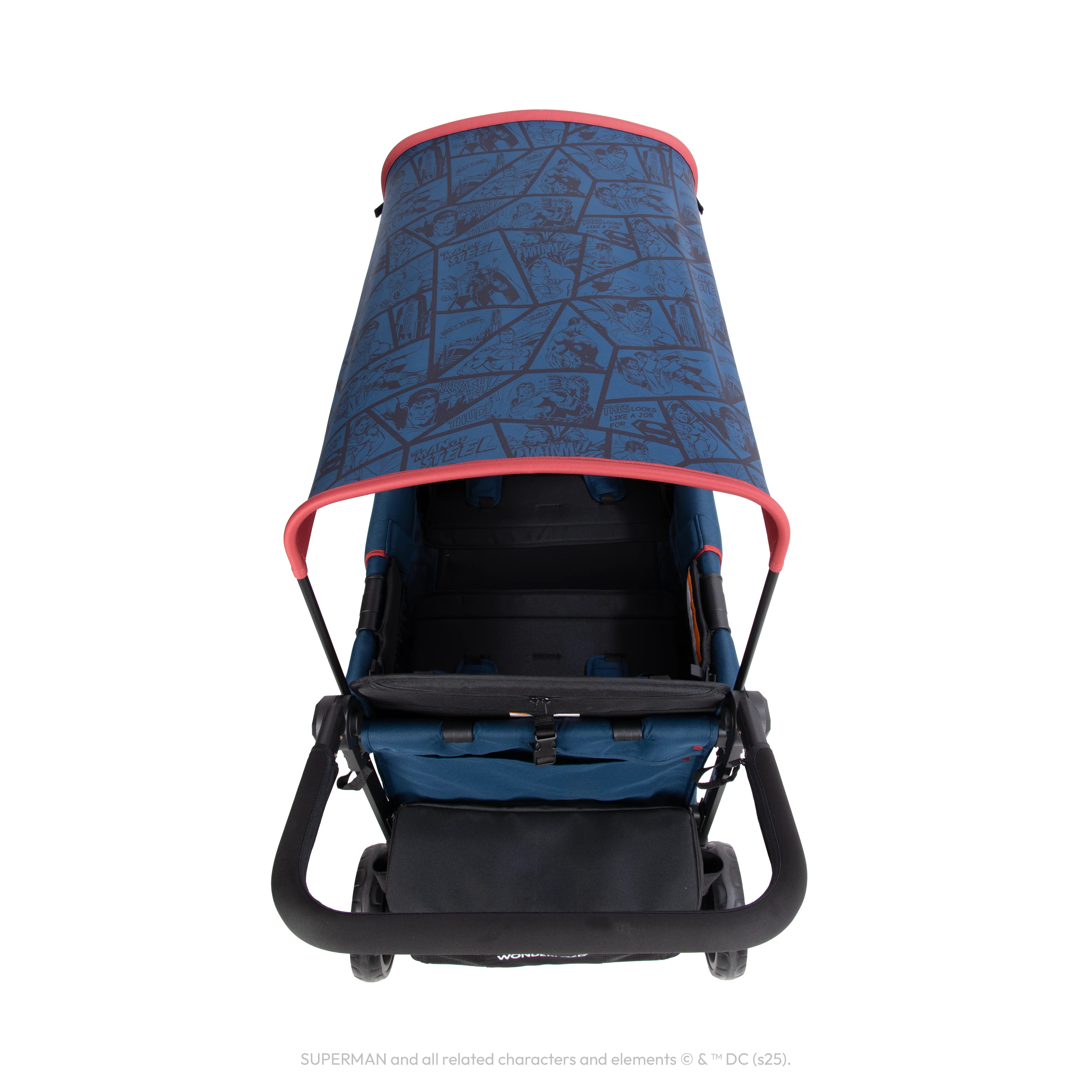 Superman W2 Elite Pro Stroller Wagon (2 Seater) - Image 6