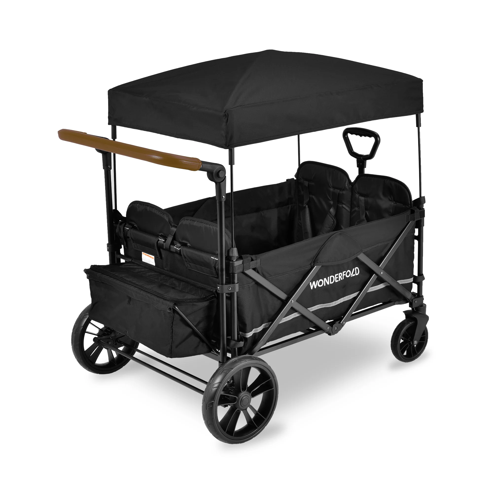 Open Box X4 Push + Pull Quad Stroller Wagon (4 Seater) (Final Sale) - Image 5
