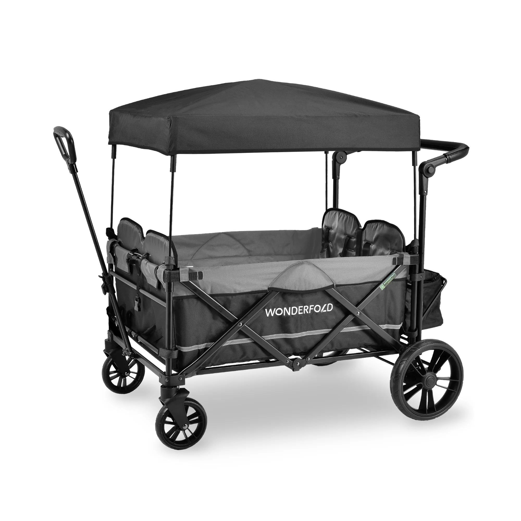 Open Box X4 Push + Pull Quad Stroller Wagon (4 Seater) (Final Sale) - Image 8