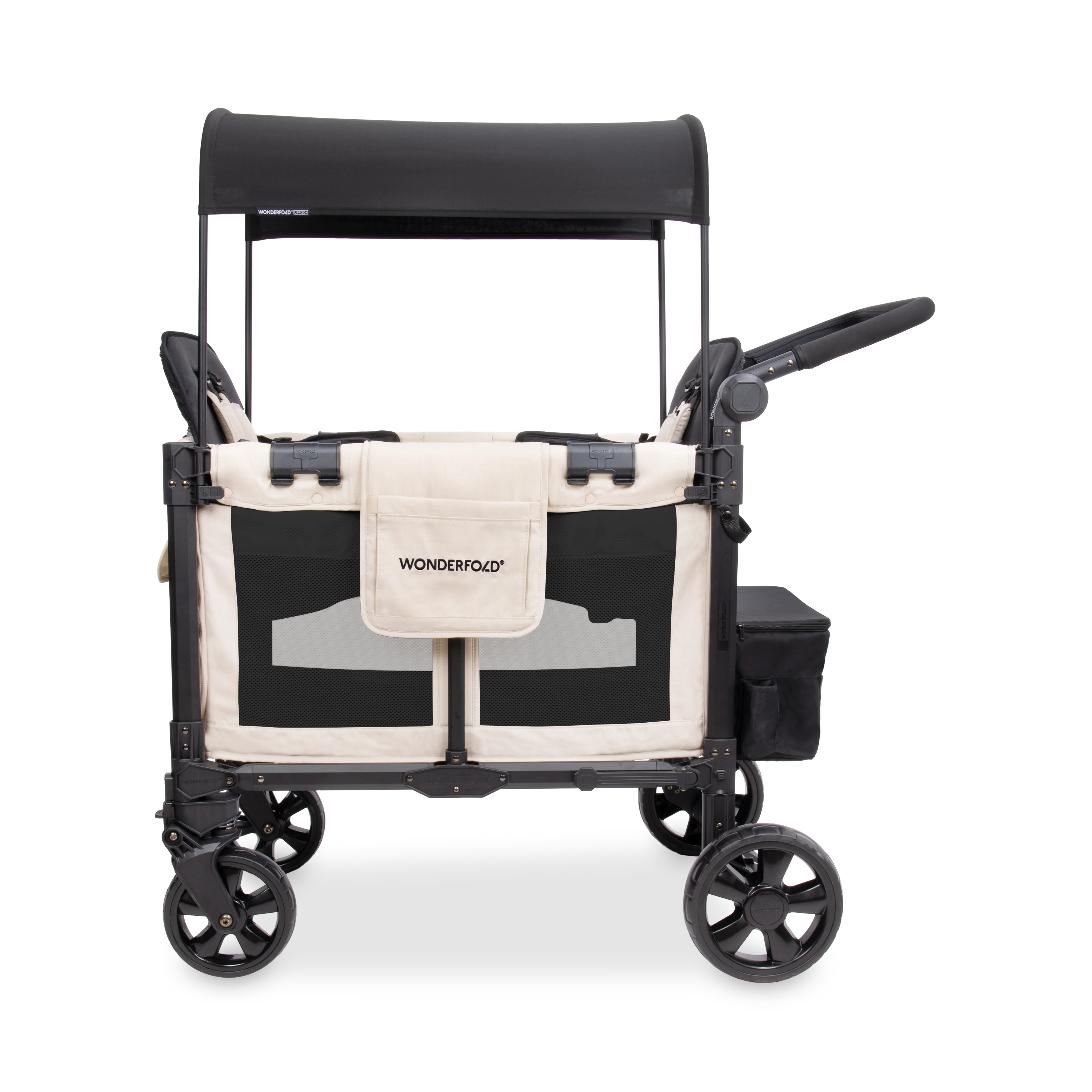 W2 Elite Pro Stroller Wagon (2 Seater) - Sandy Beige - Image 3