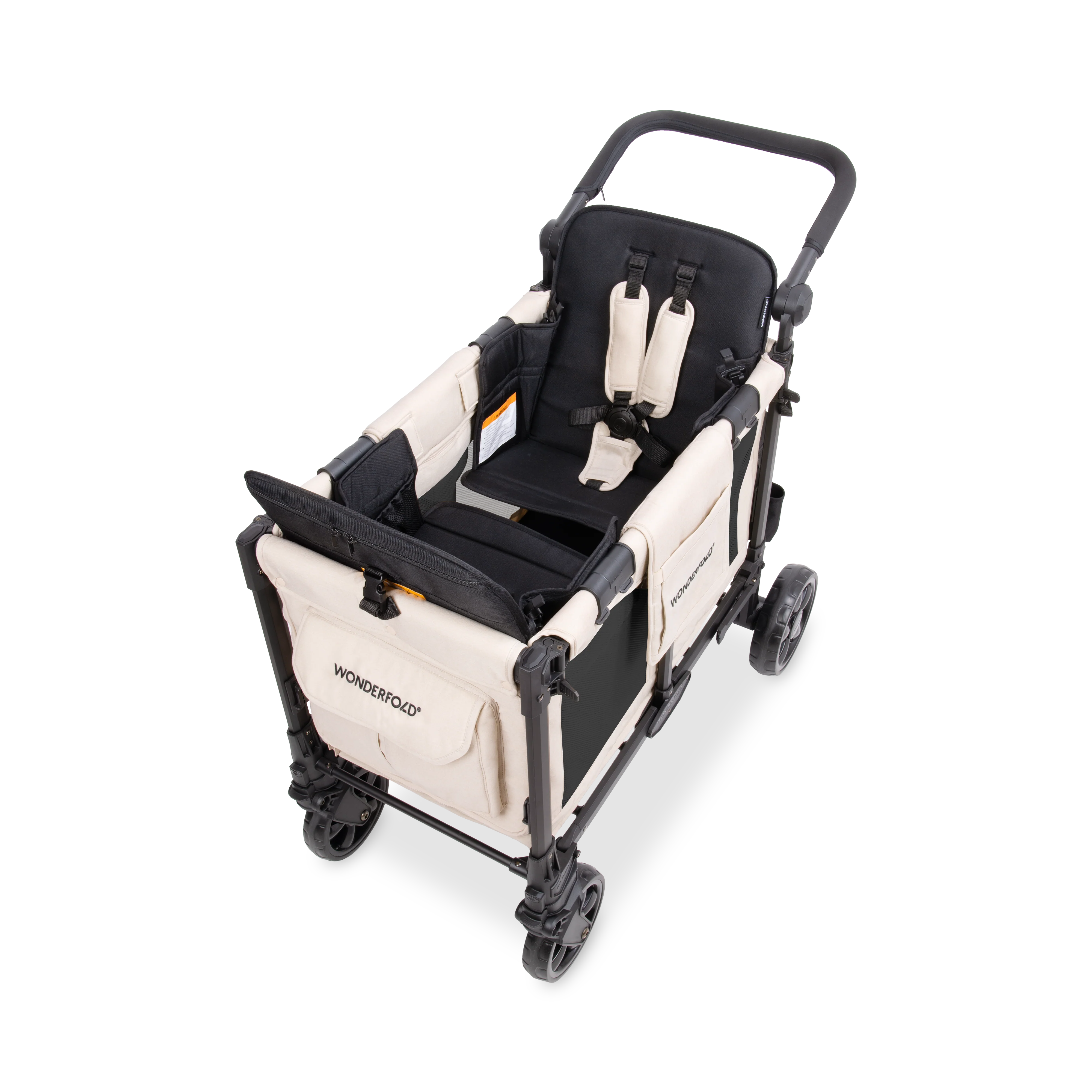 W2 Elite Pro Stroller Wagon (2 Seater) - Sandy Beige - Image 5