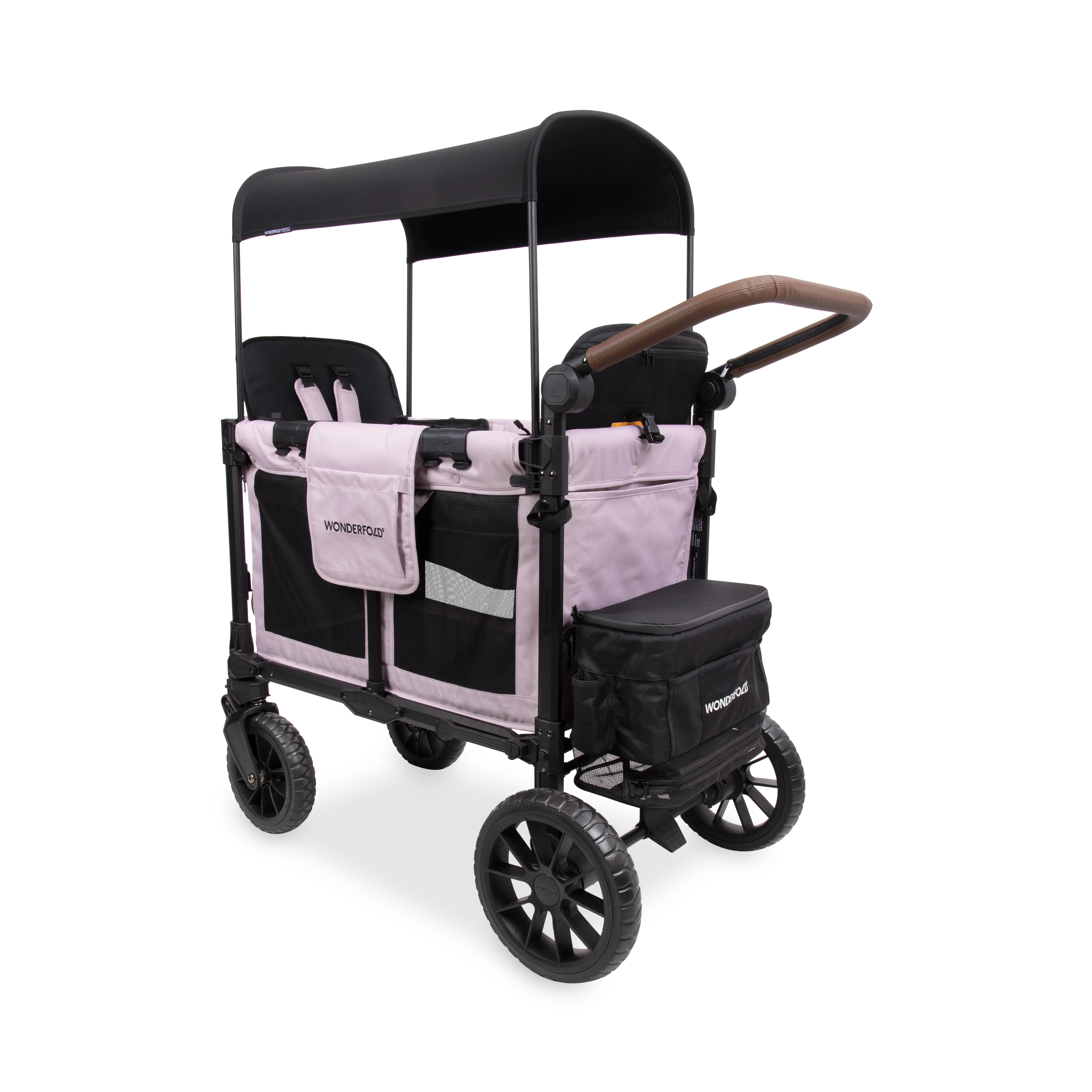 W2 Luxe Pro Stroller Wagon (2 Seater) - Dusty Lavender - Image 4