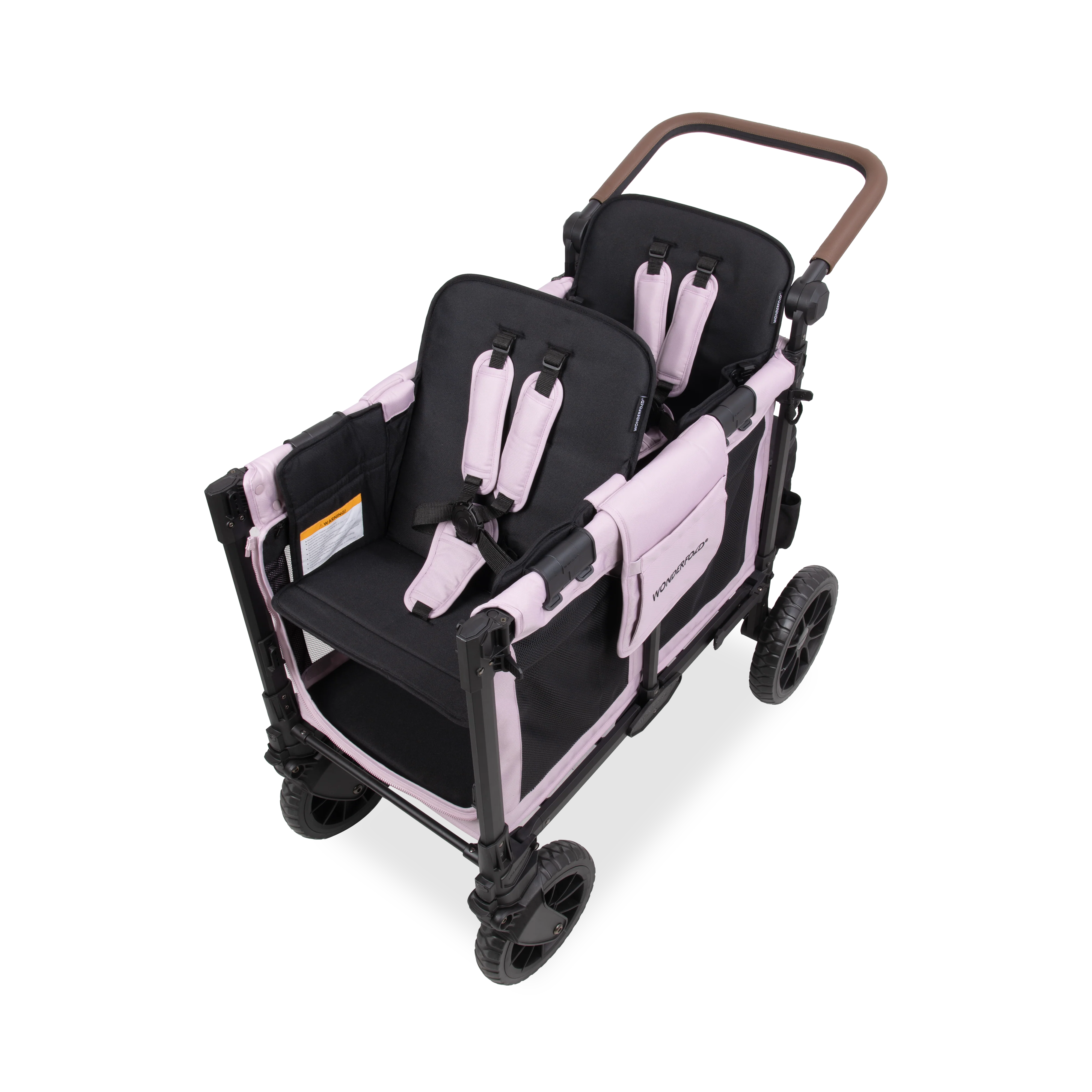 W2 Luxe Pro Stroller Wagon (2 Seater) - Dusty Lavender - Image 6