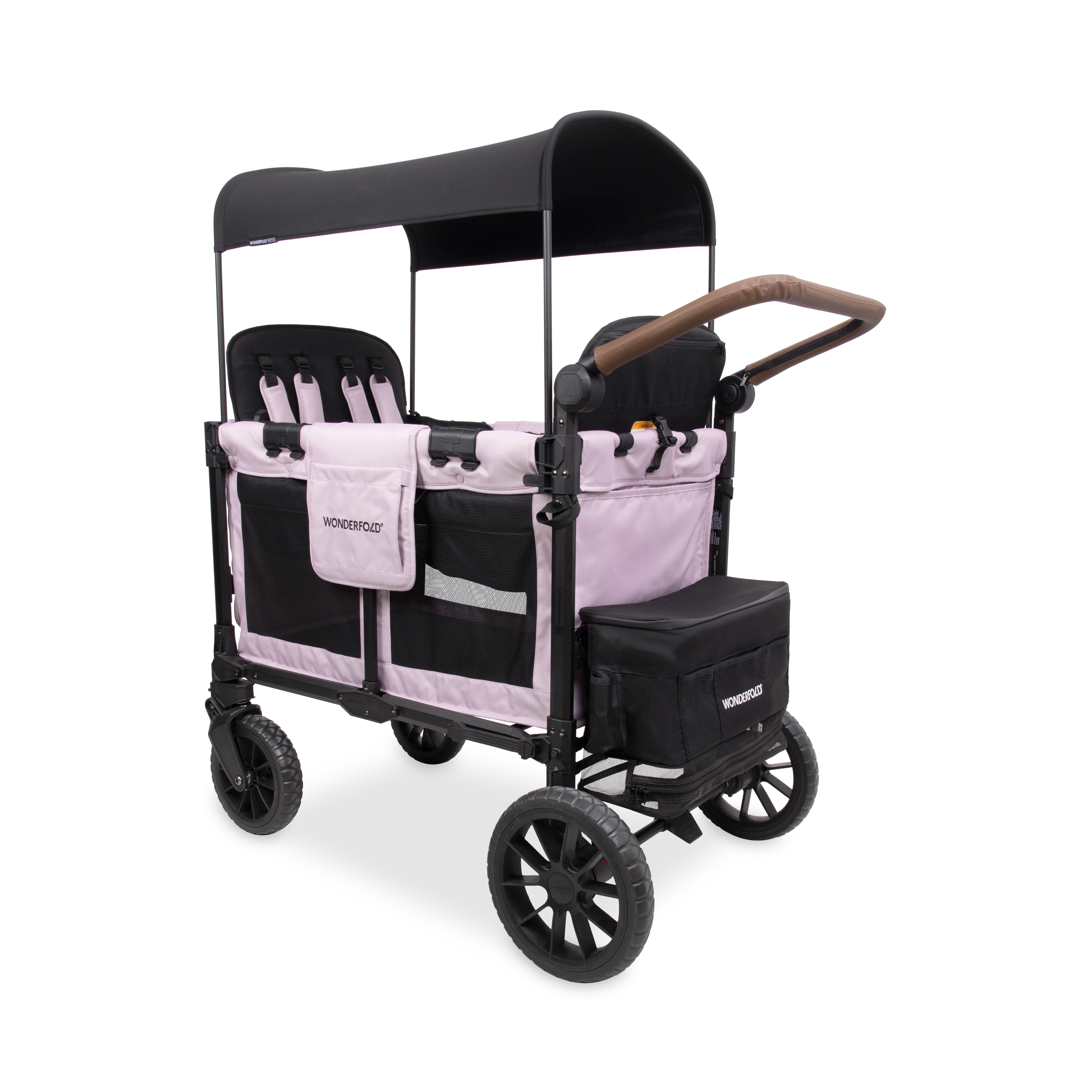 W4 Luxe Pro Stroller Wagon (4 Seater) - Dusty Lavender - Image 4