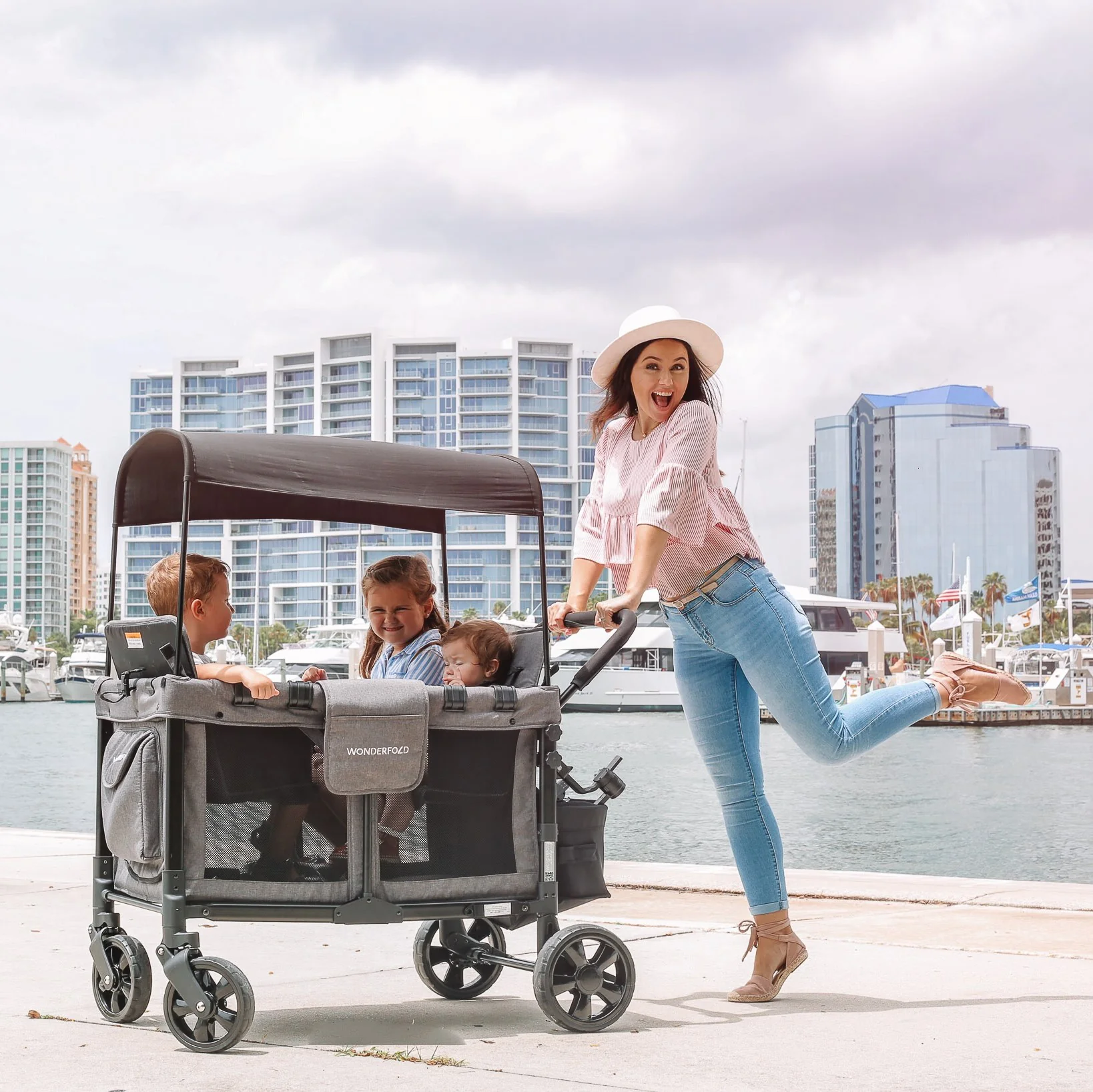 W4 Original Stroller Wagon (4 Seater) - Image 2